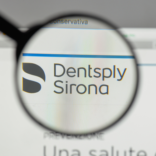Milan,,Italy,-,August,10,,2017:,Dentsply,Sirona,Logo,On