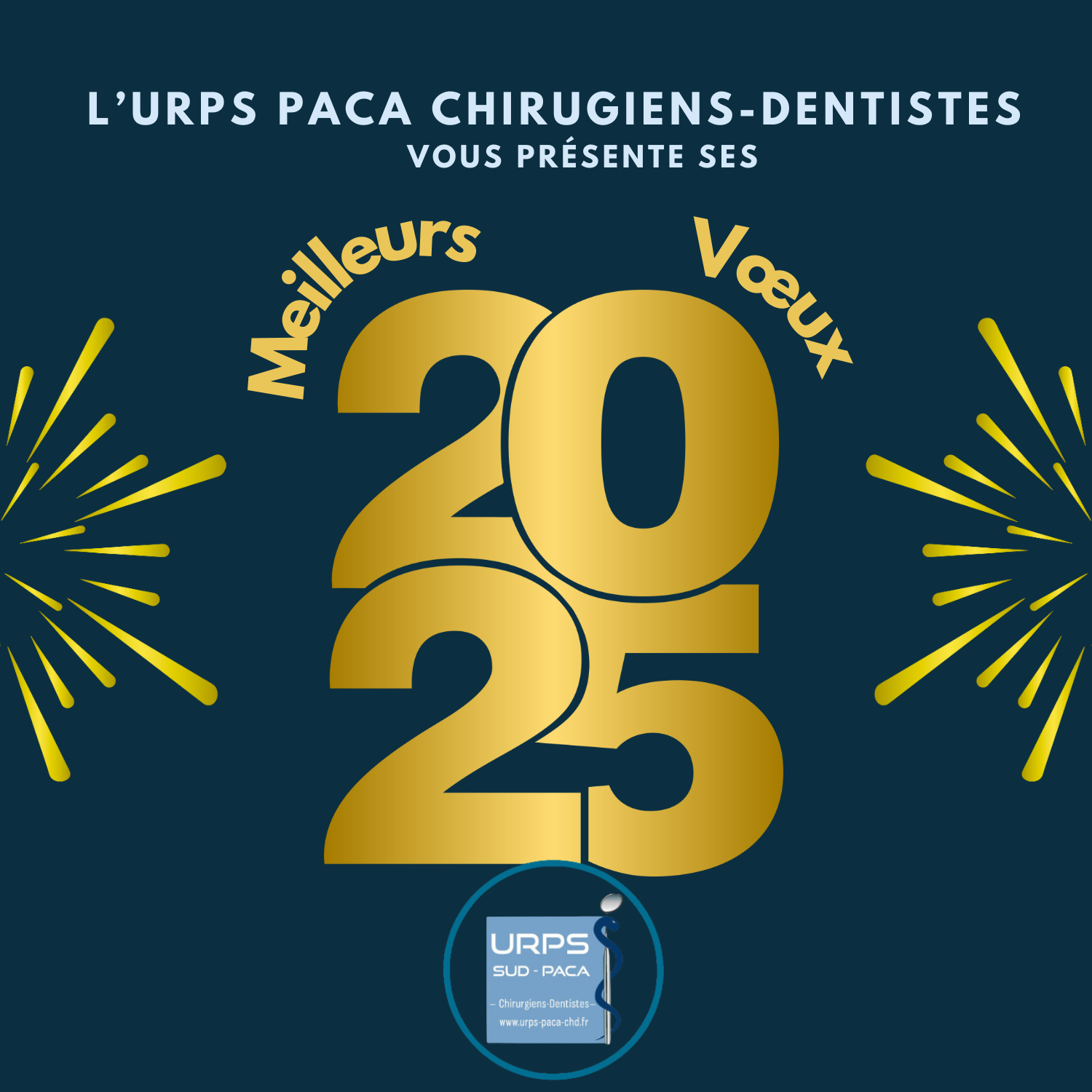 carré Bonne année 2025 URPS